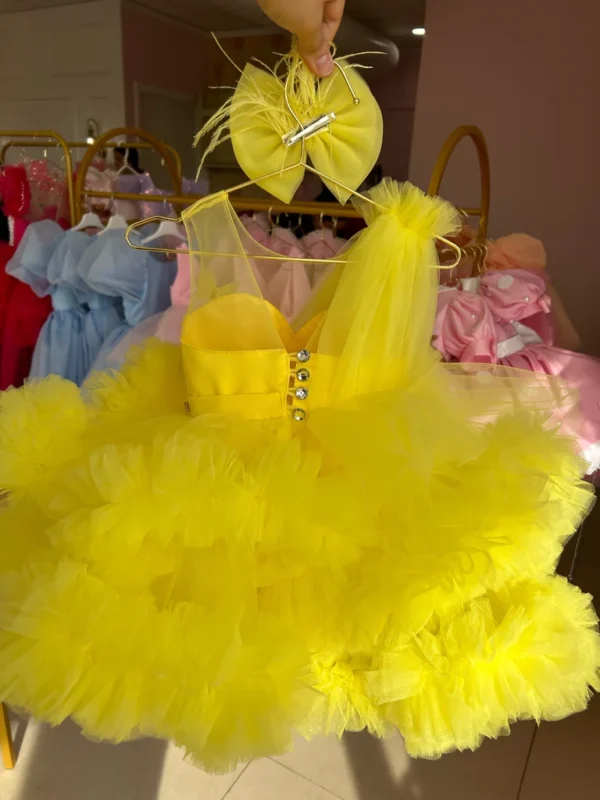 Alianna Yellow Dress - Image 3